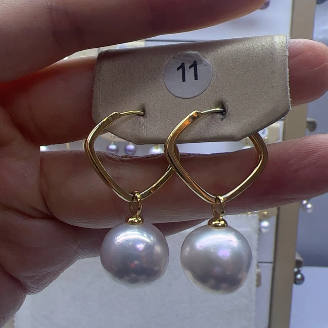 淡水珍珠耳饰未镶嵌
