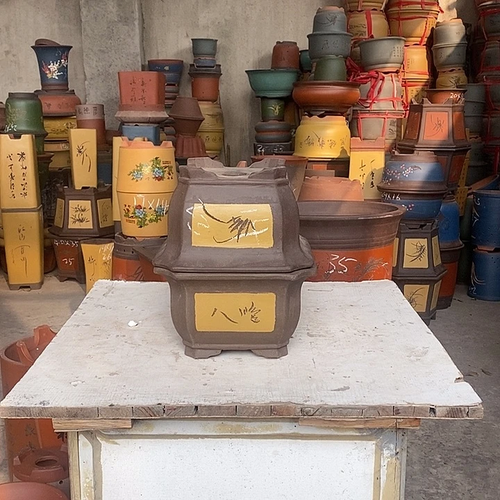 紫砂花盆紫砂花盆盆栽花卉苗木