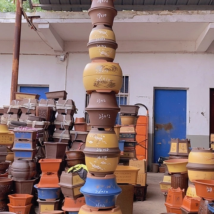 紫砂花盆紫砂花盆