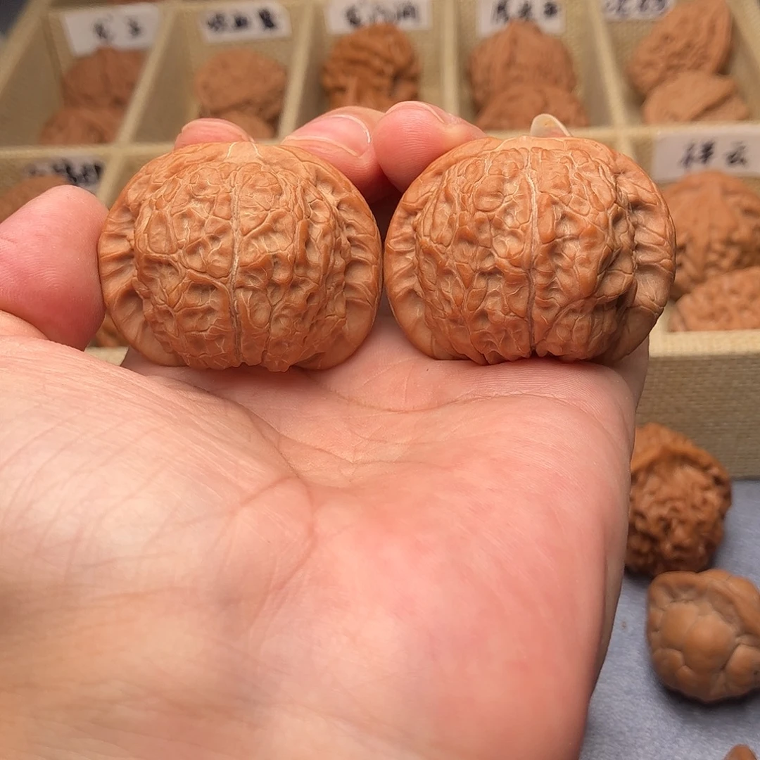 把件文玩核桃血麒麟狮子头43（头货精品