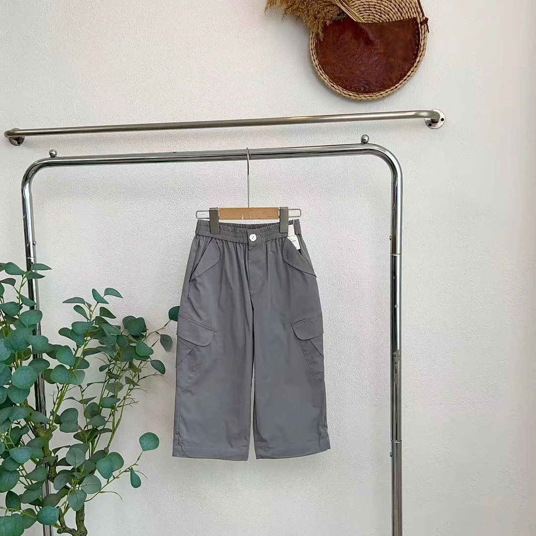 3632帕鸽子灰休闲长裤