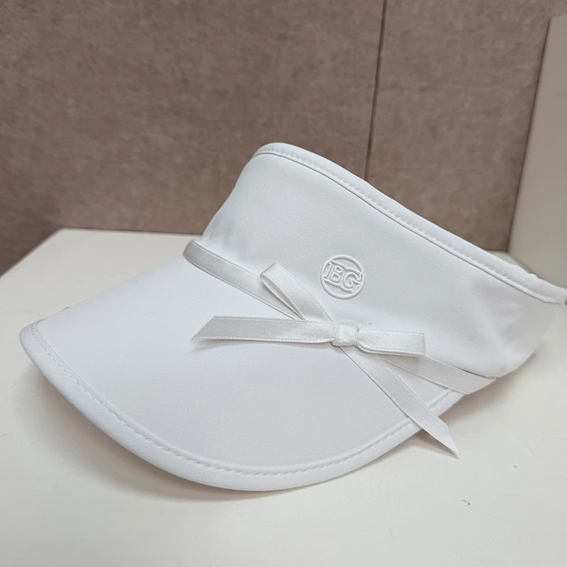 新款高尔夫帽子女遮阳防晒帽透气时尚伸缩女士空顶帽户外运动球帽