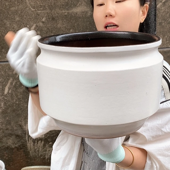 紫砂花盆正品口25高18