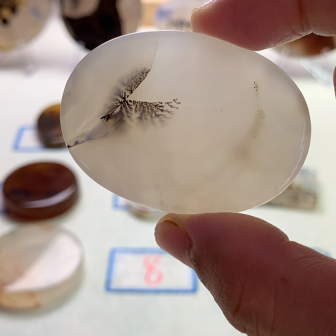 未镶嵌玛瑙/玉髓珠宝半成品
