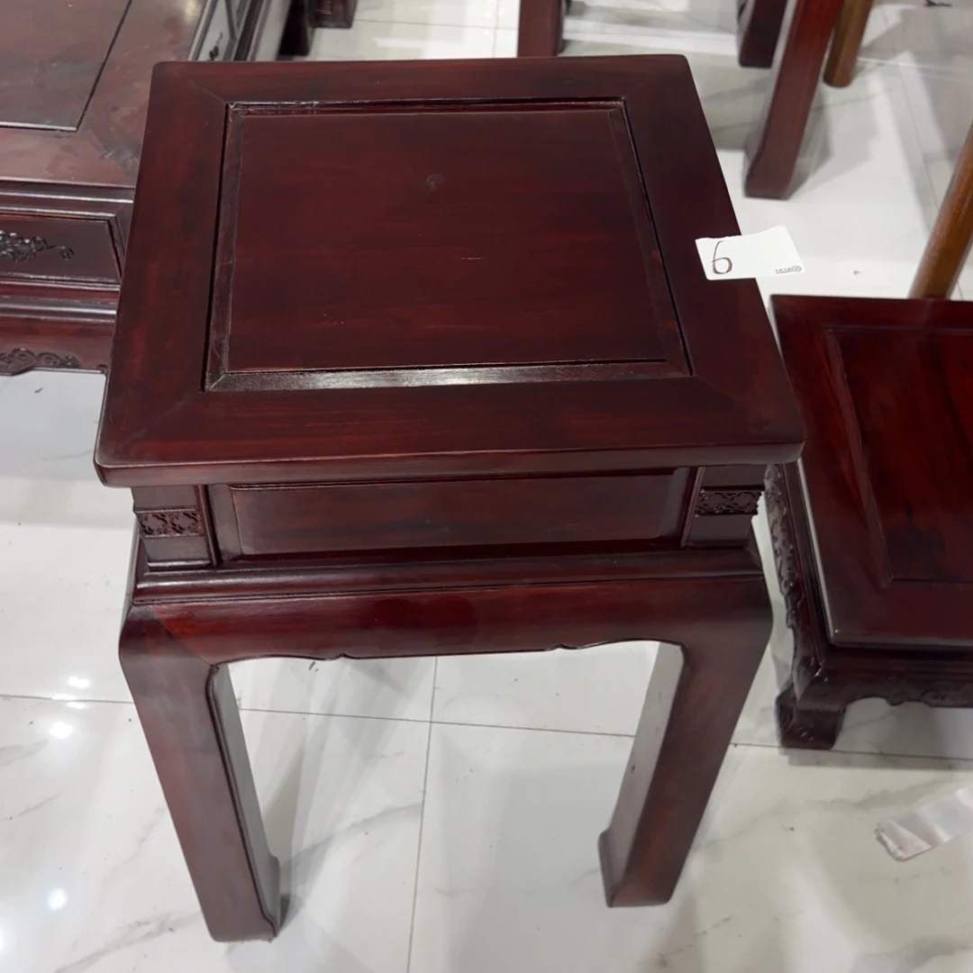 黑酸枝木类成套家具特价高几6号