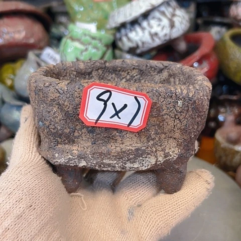 粗陶花盆手工花盆制作就这样