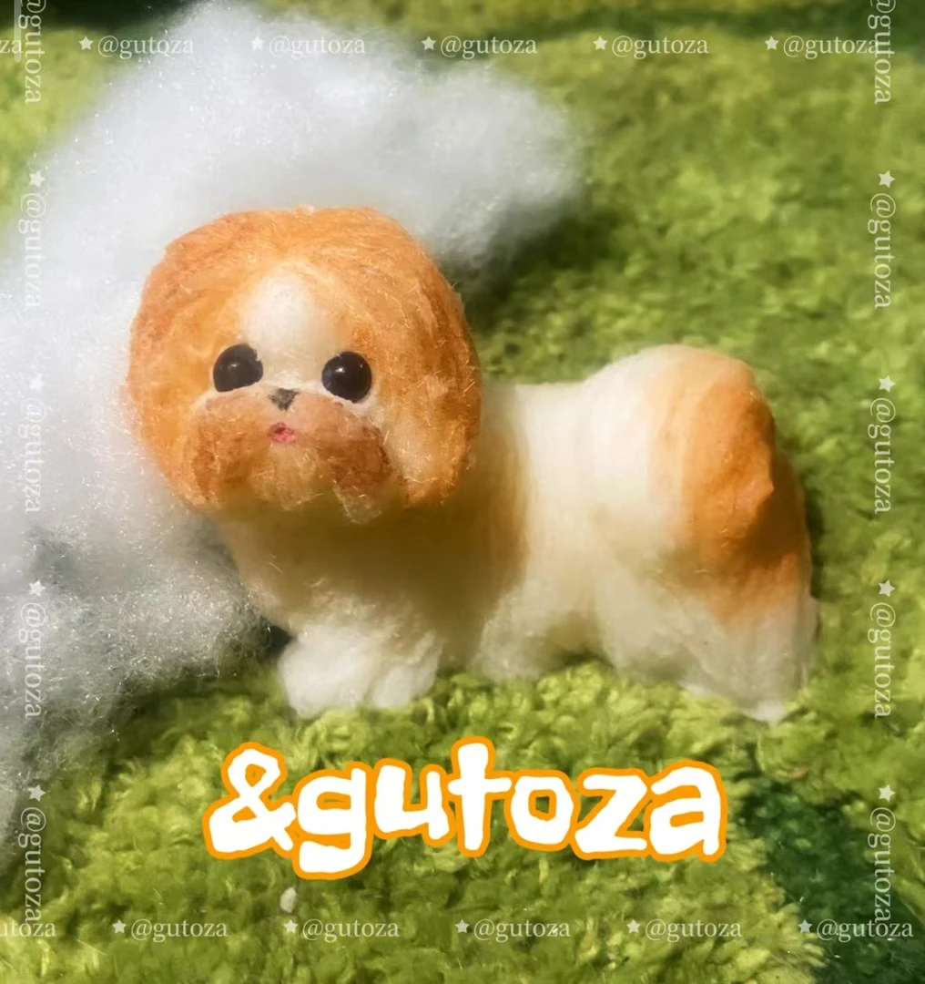 （西施犬）骨头自制手绘捏捏