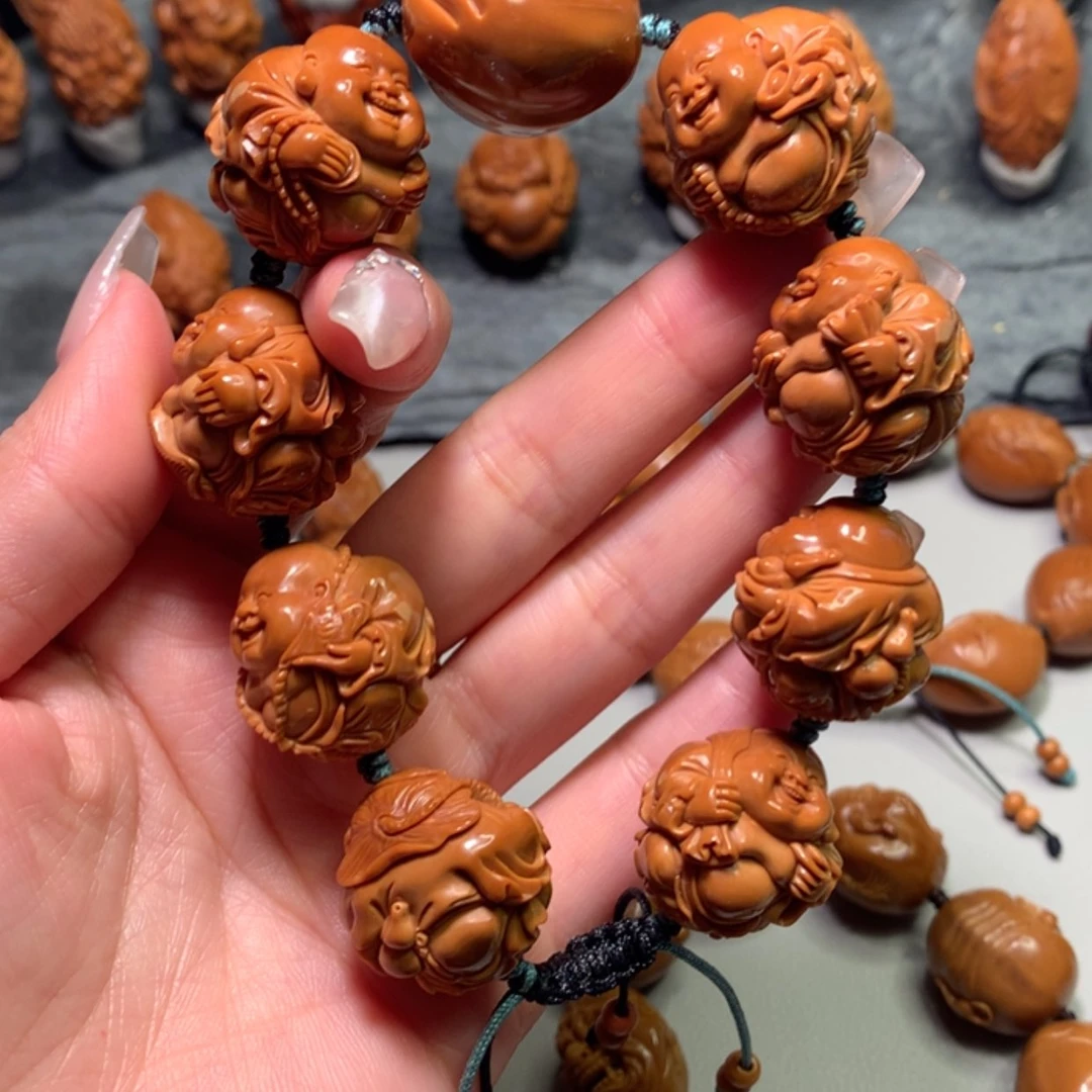【闪购商品】橄榄核手串/手链A八宝弥勒