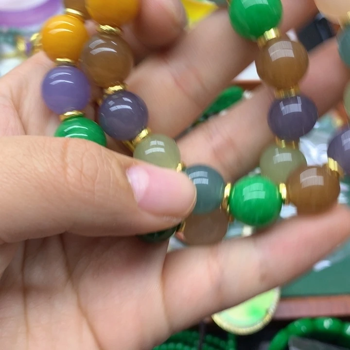 合金颈饰玛瑙/玉髓吊坠