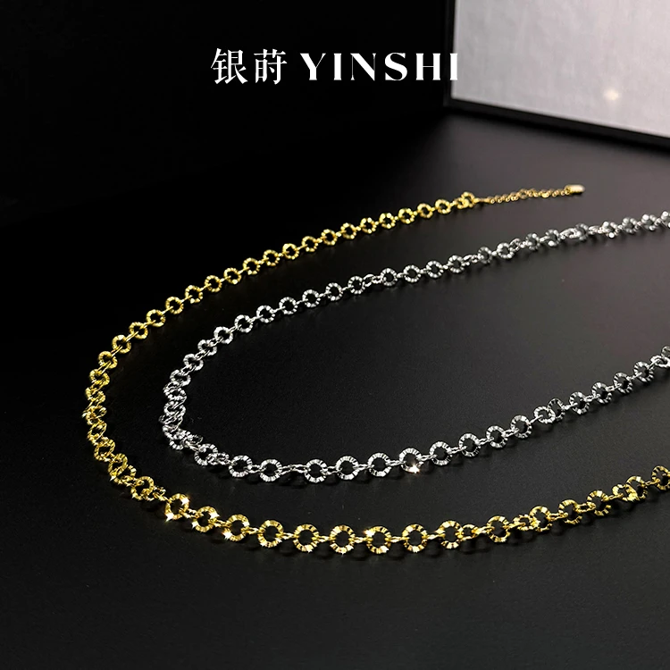 链子925银 【日光】轻奢复古欧美小众设计百搭原创意式进口银项链