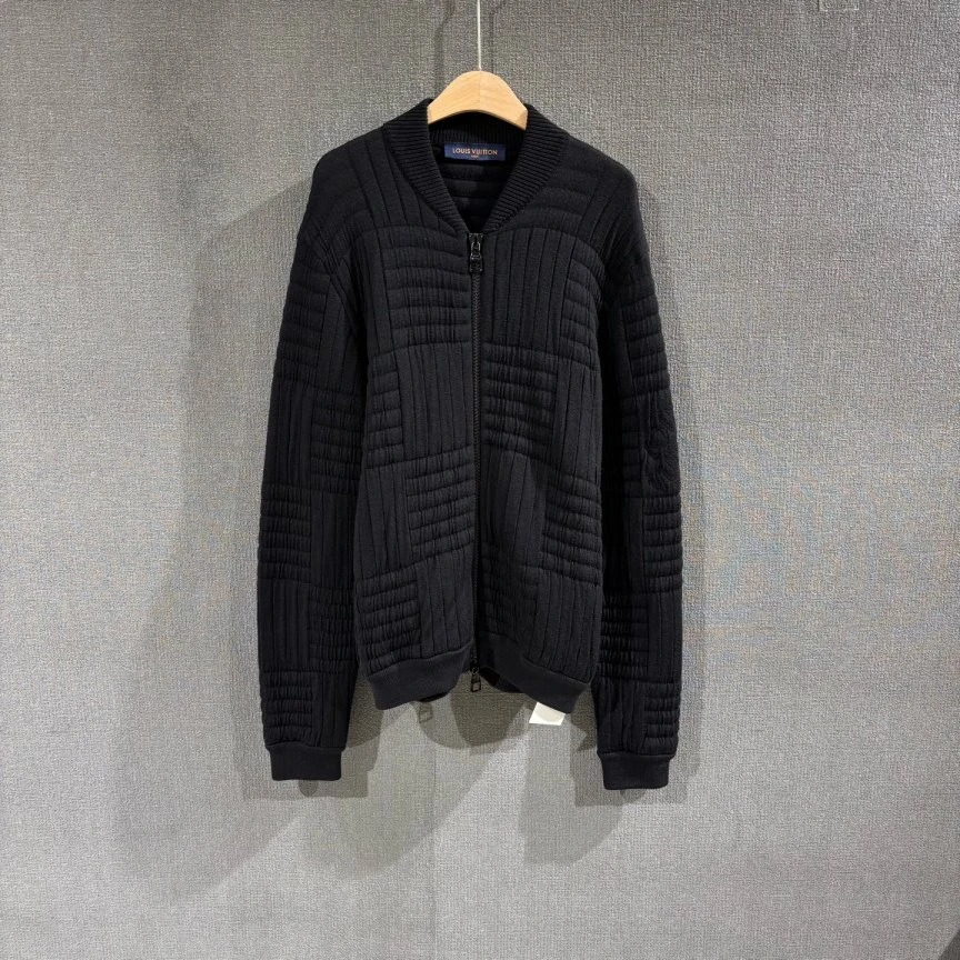 99新 LouisVuitton/路易威登 （pm）黑色拉链外套 s码/9331