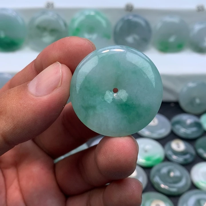 颈饰未镶嵌翡翠缅甸天然A货翡翠33.8-6.0