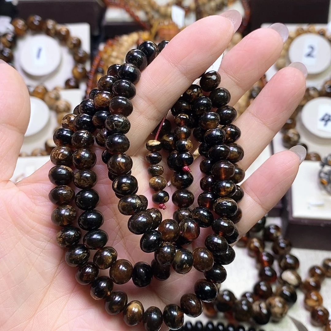 裸石琥珀未镶嵌用****1翳花8m