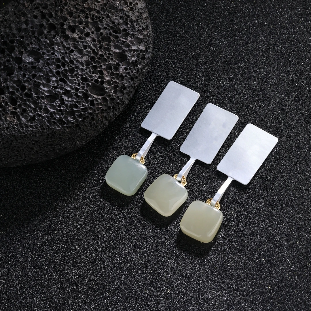 【举石臻选】TA0708-693-17和田玉吊坠18k（一件/多样性发）Q