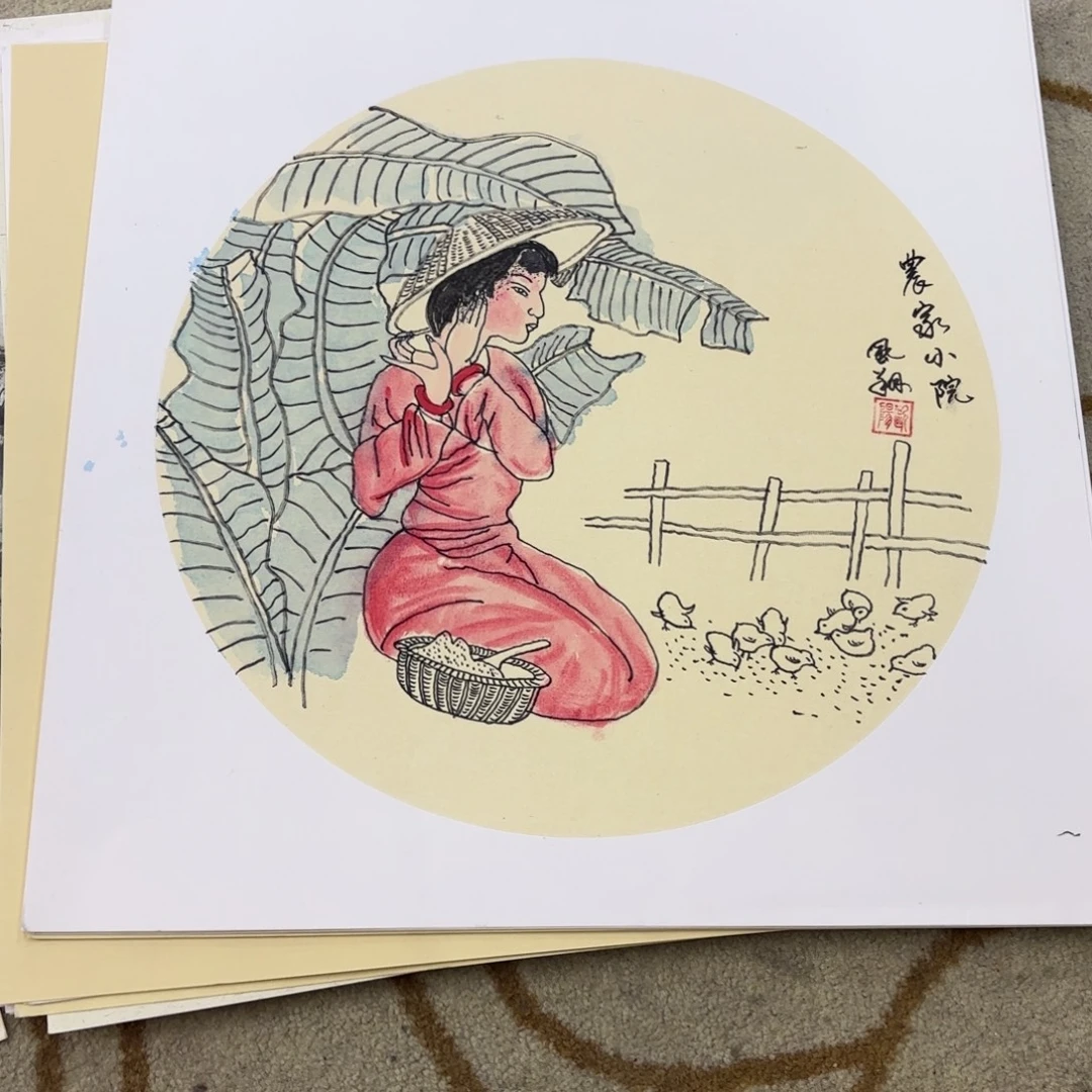 国画国画老师作品刘