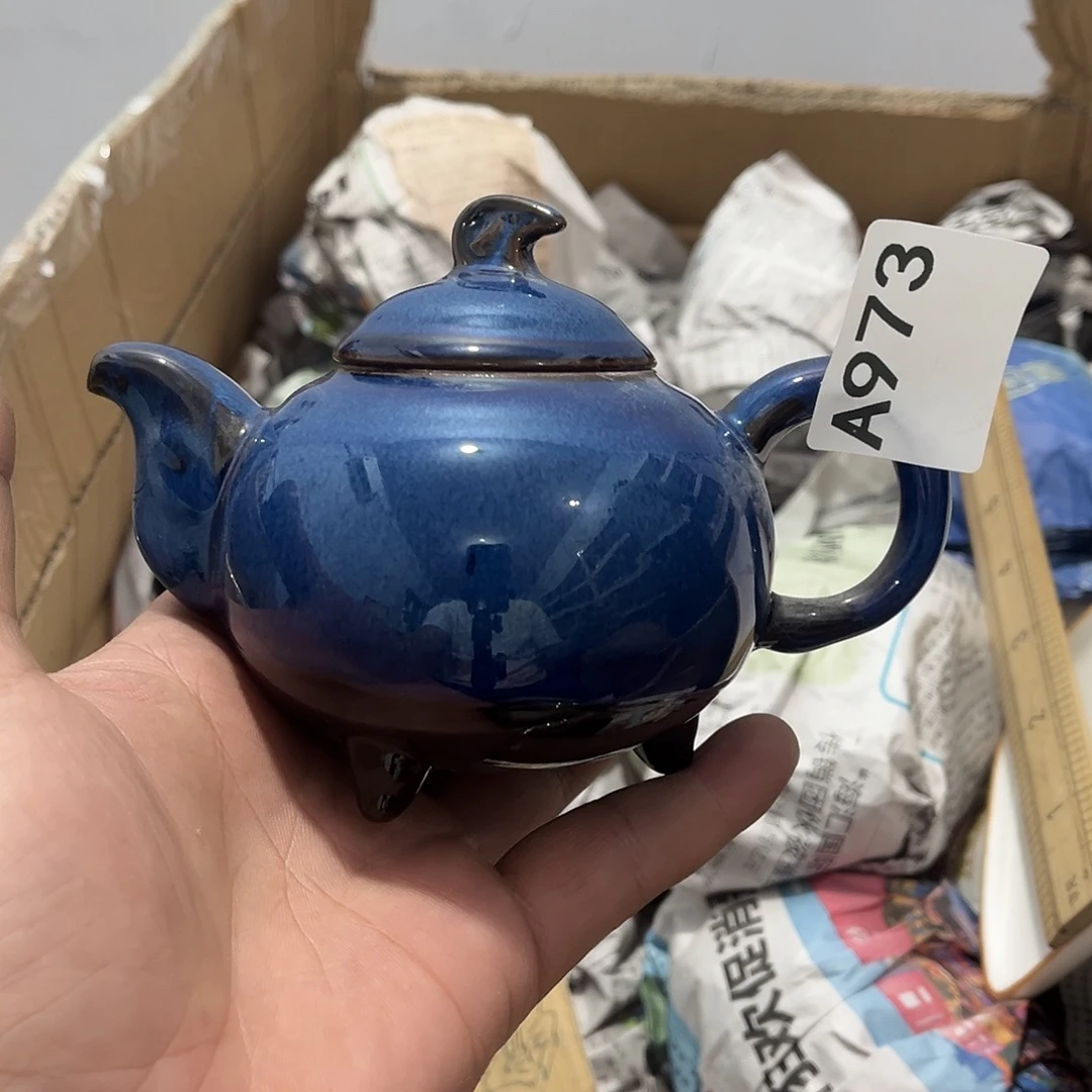 瓷片茶摆件工艺品摆件666