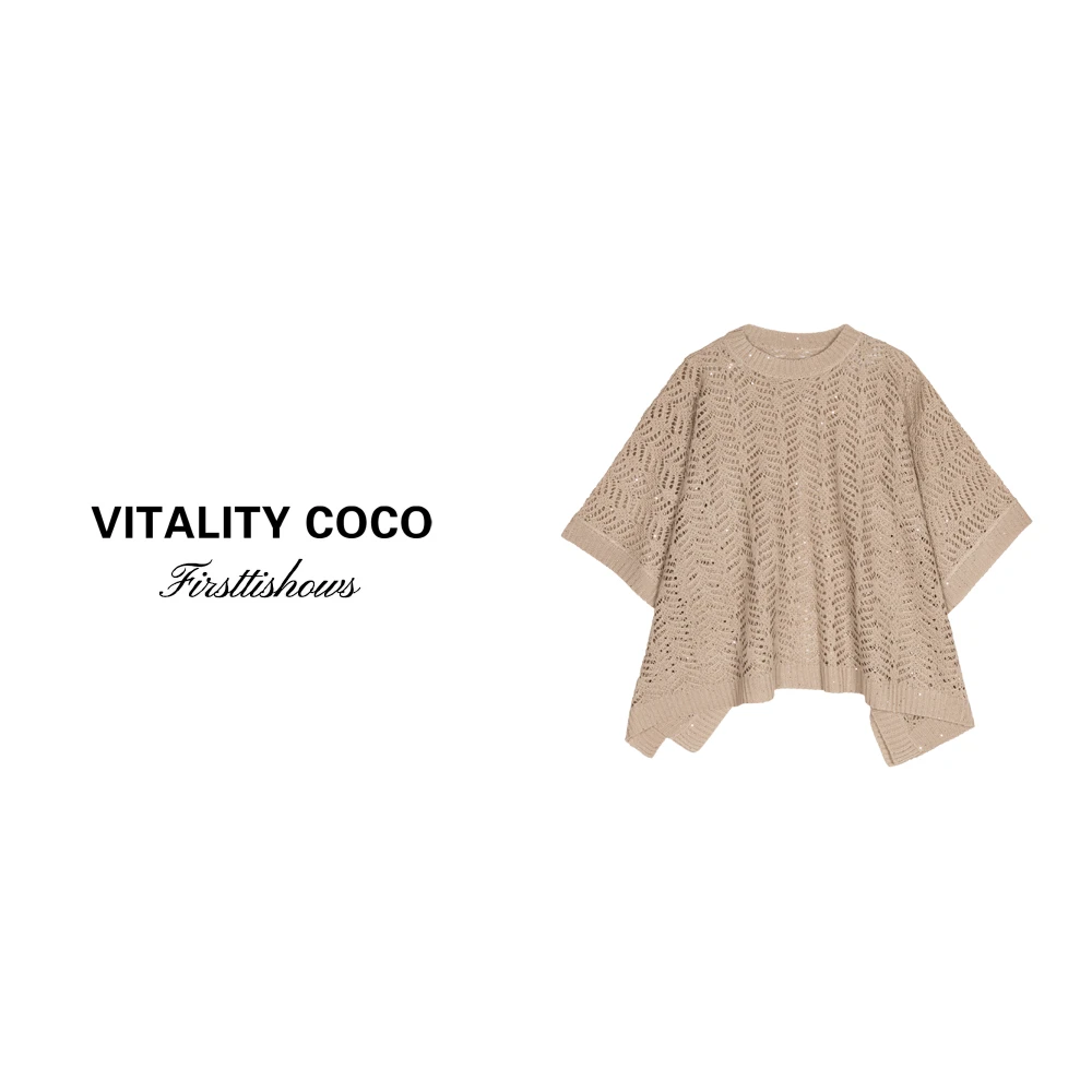 「VITALITY COCO」25春季上新冬针织衫镂空设计感上衣+裤子-1810