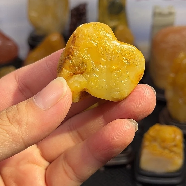 田黄石田黄作品欣赏