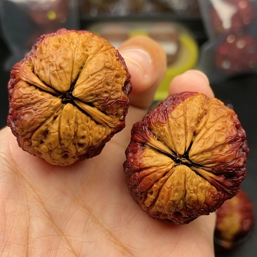 【闪购商品】把件文玩核桃35尺蛇皮球
