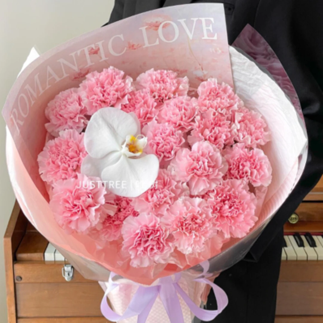 【母亲节花束】19支康乃馨爱人如养花，妈妈是最好的花匠