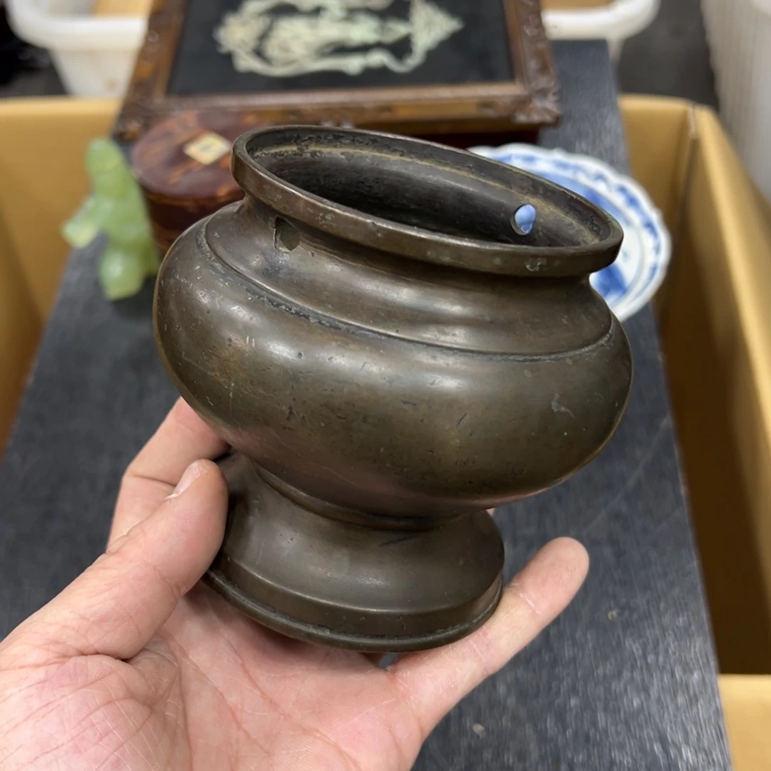 铜中古工艺品摆件