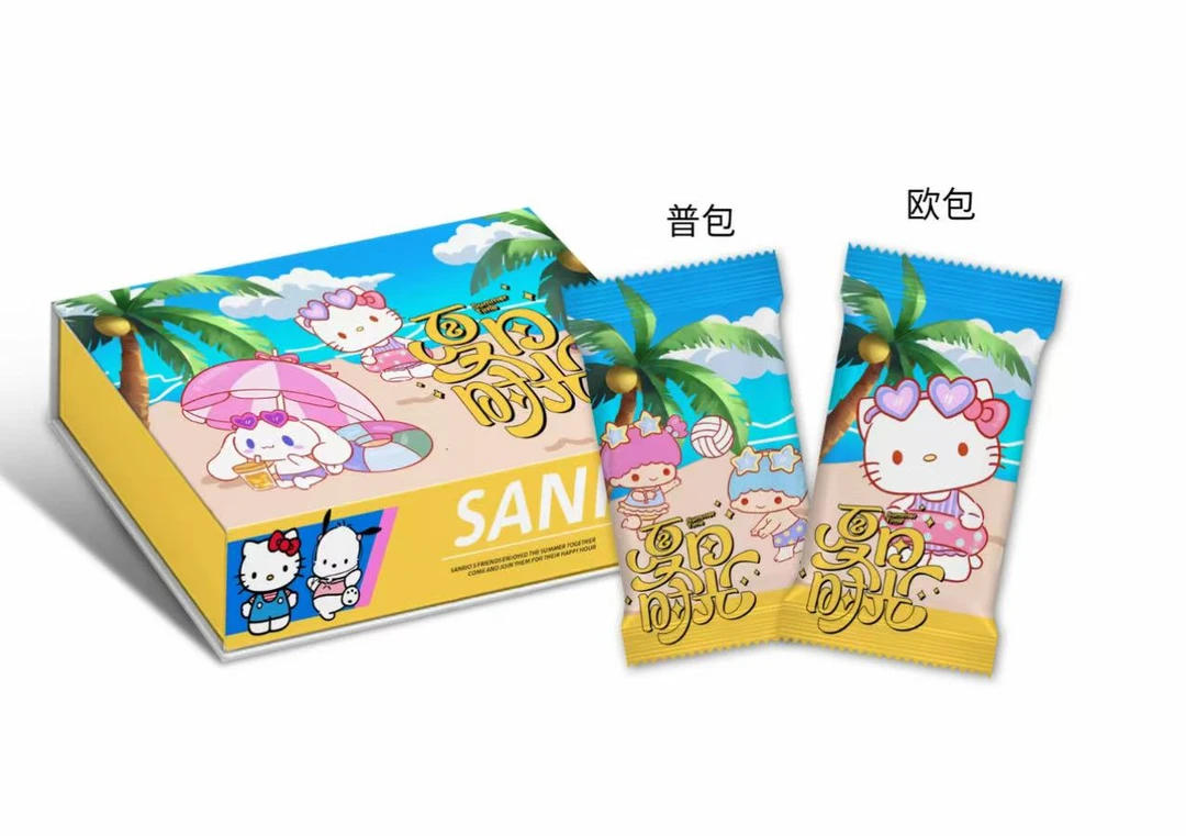 夏日时光三丽鸥二创收藏卡牌默认代拆(平拆）