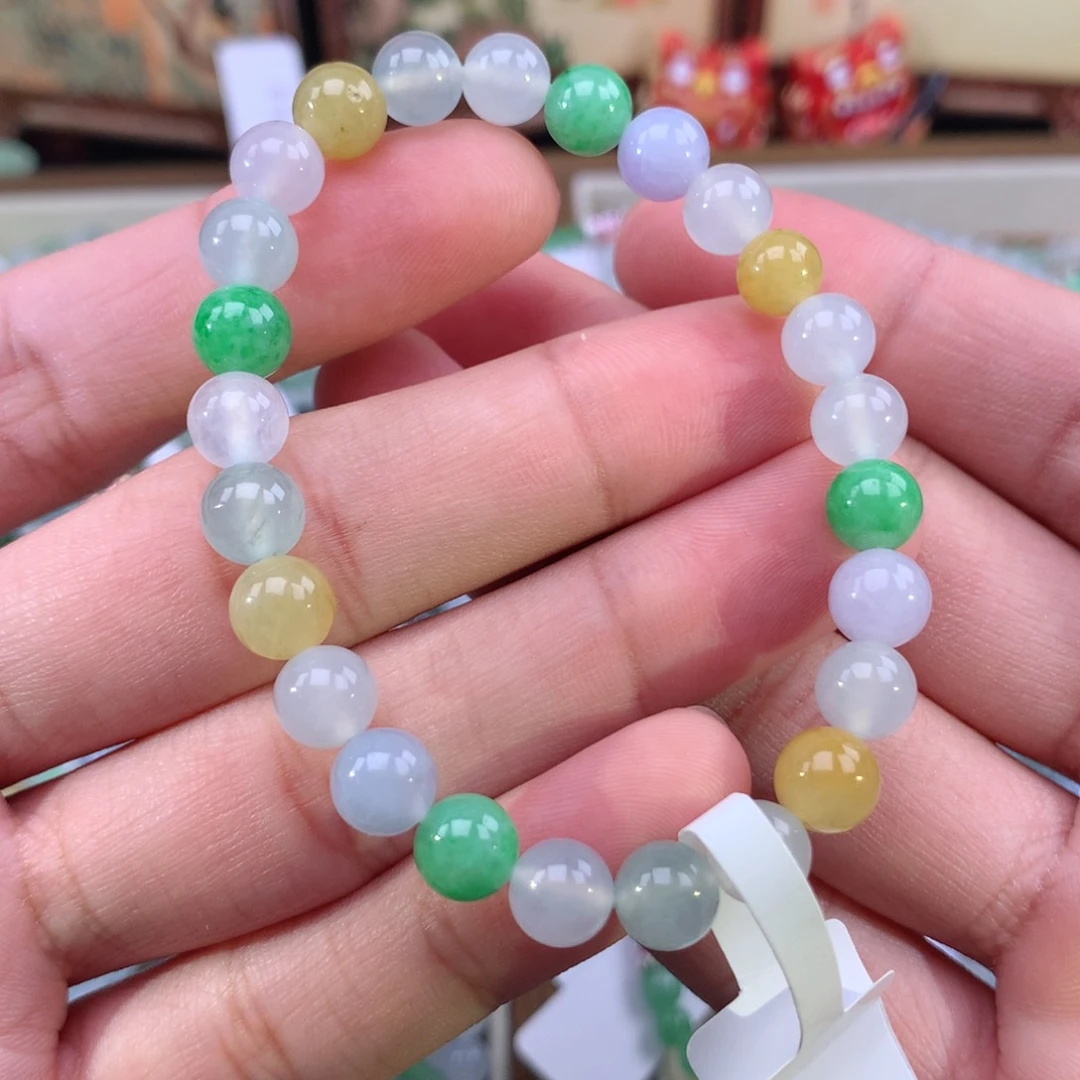 未镶嵌手链翡翠卡7.3mm