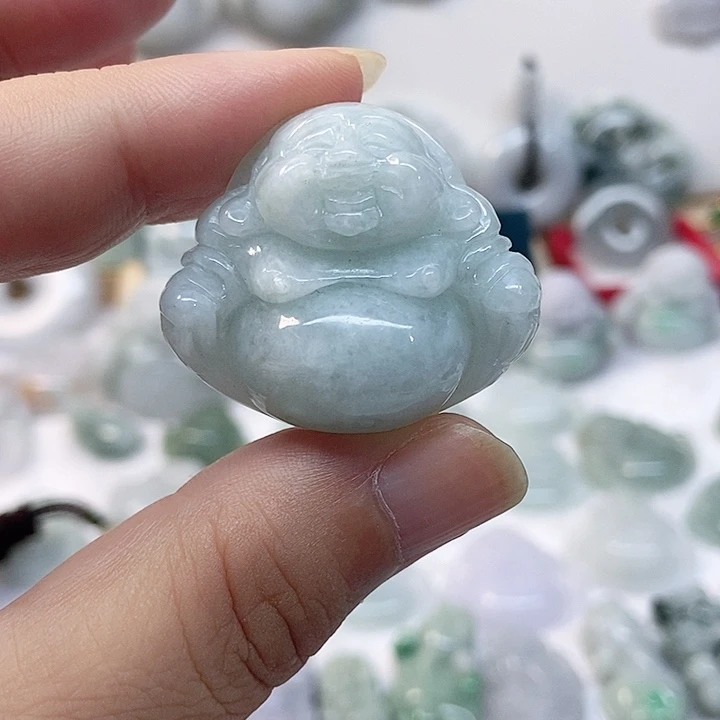 颈饰未镶嵌翡翠佛公