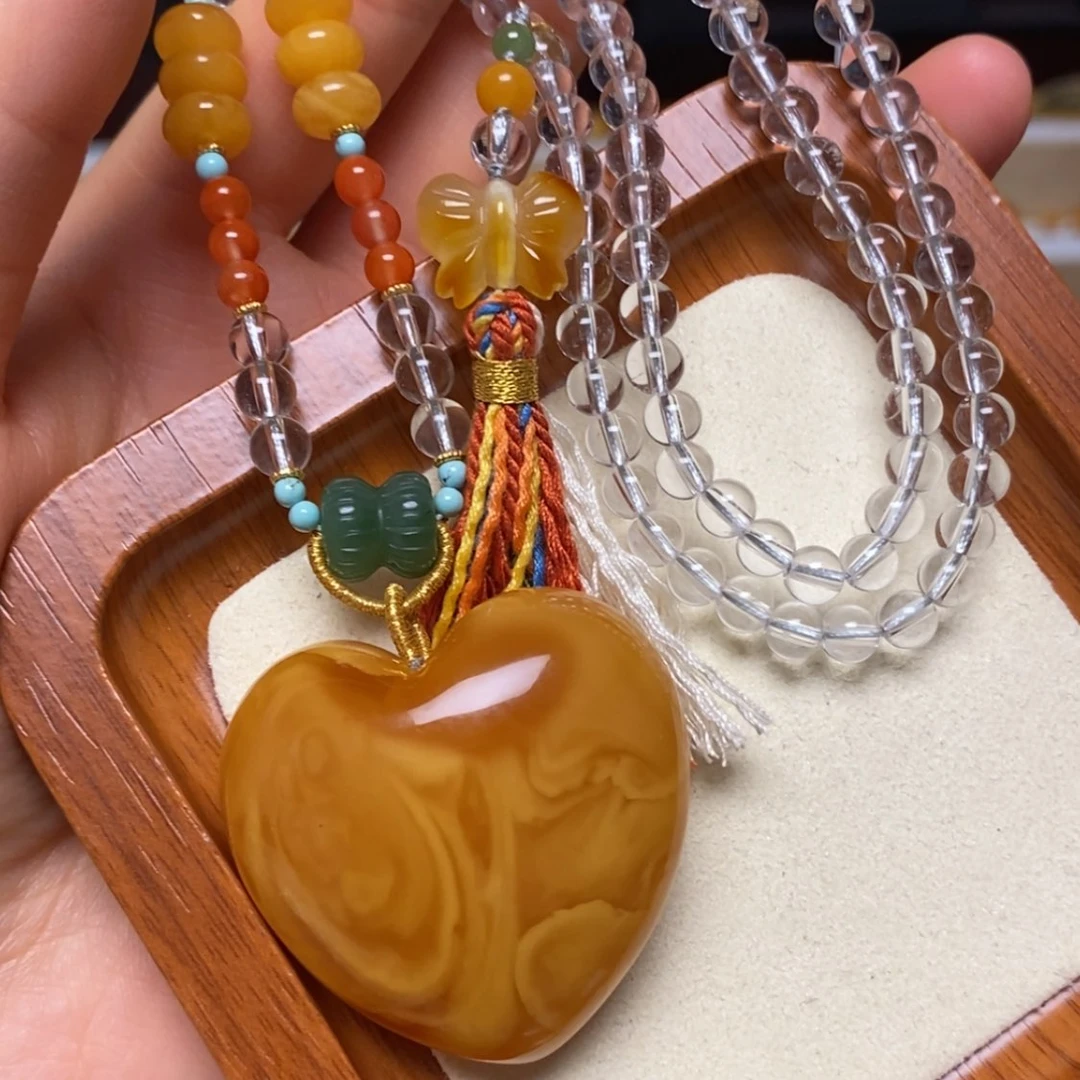 【闪购商品】未镶嵌颈饰蜜蜡项链