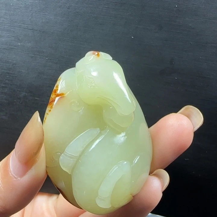 《***站和田玉未镶嵌挂件
