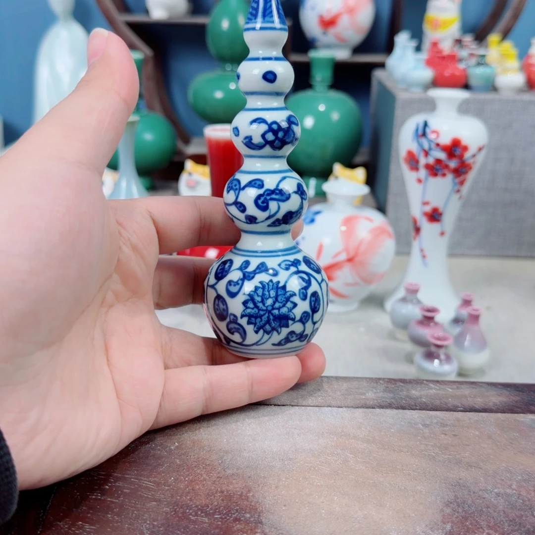 陶瓷手工小花器摆件