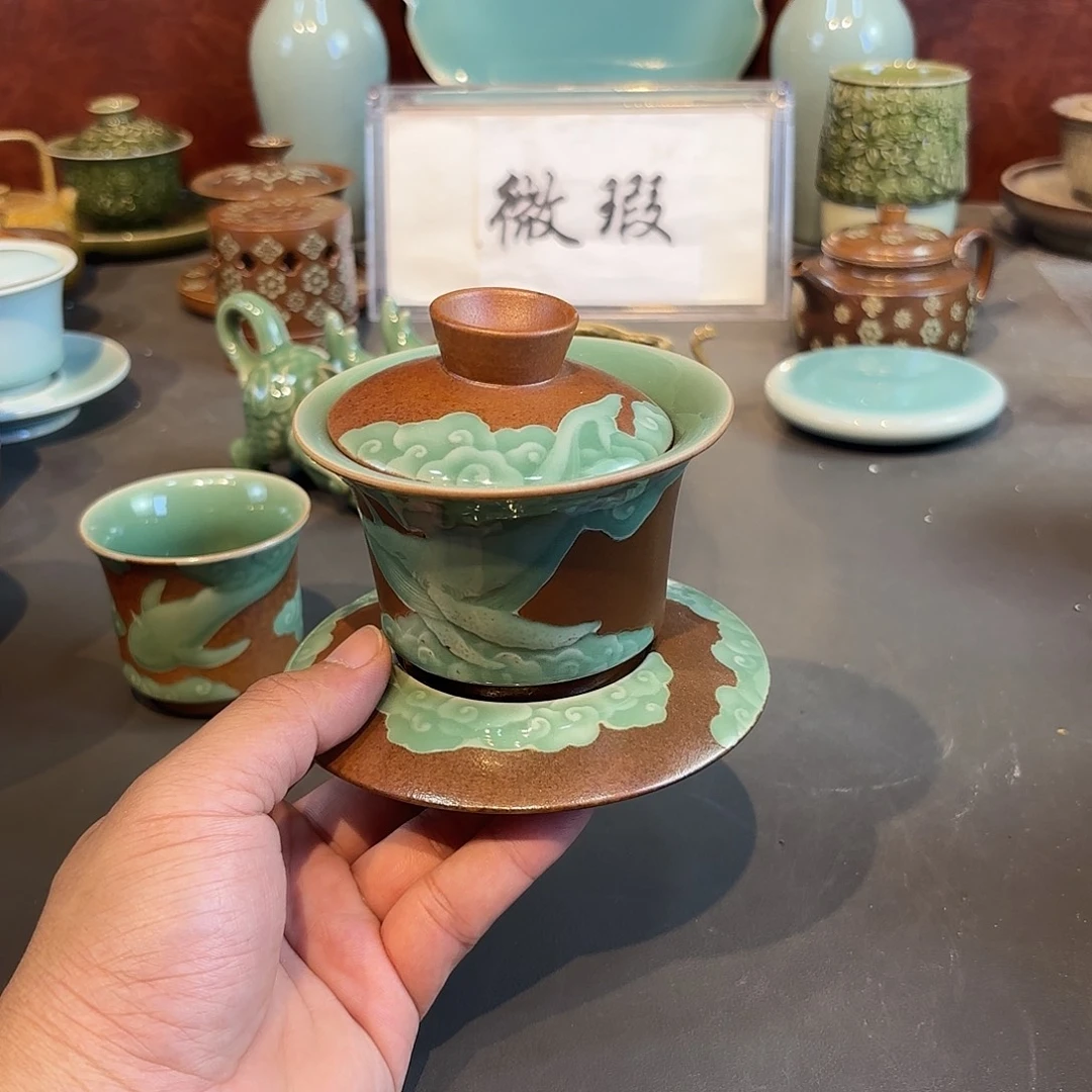 瓷片龙泉青瓷福利青瓷