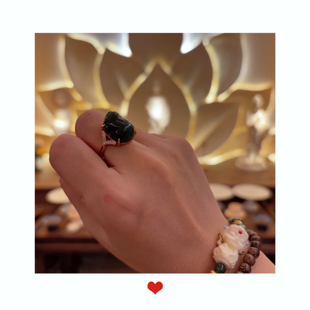 【孫.先生推荐】-碧绿貔貅饰品