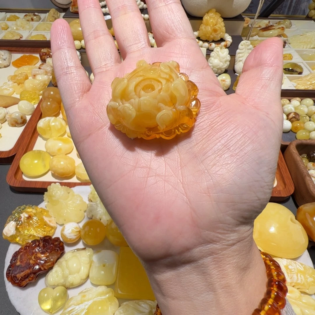 琥珀未镶嵌裸石蜜蜡