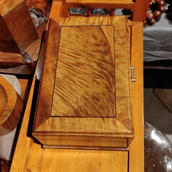 小叶桢楠金丝楠木首饰盒