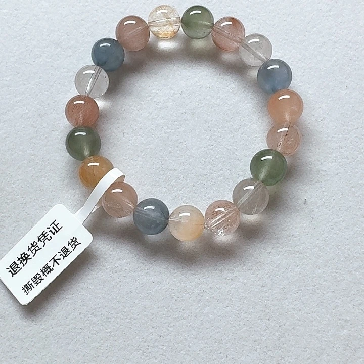 烨***文水晶手链未镶嵌兔毛手链