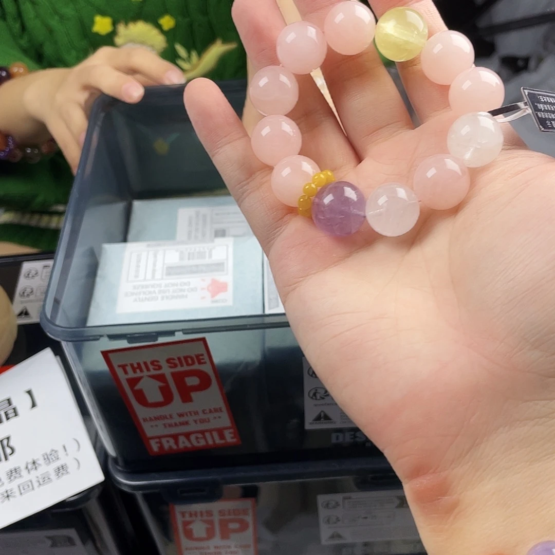 手串银S925镀金镶嵌黄晶