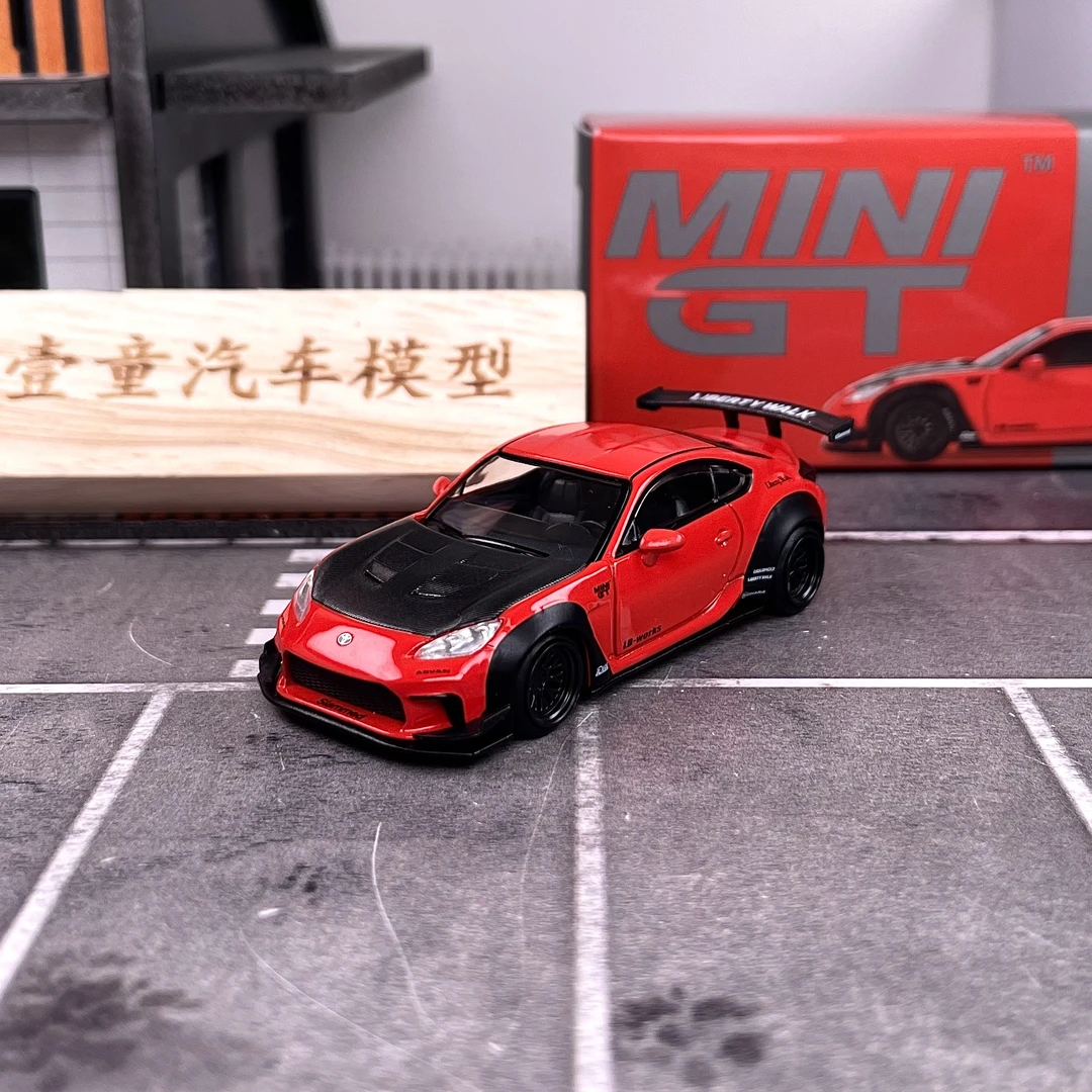 【壹童现货】MINIGT 1:64 丰田GR86 885号 合金汽车模型