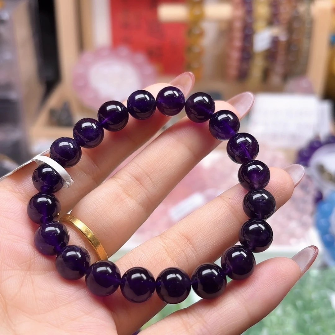 水晶手链未镶嵌紫水9.8