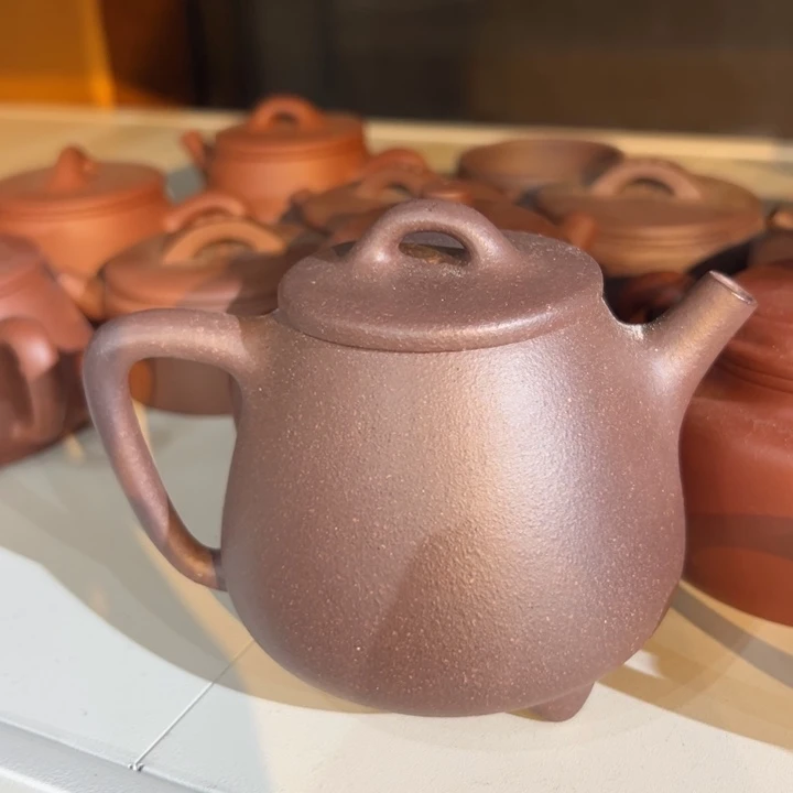 紫砂茶壶天青高瓢260cc