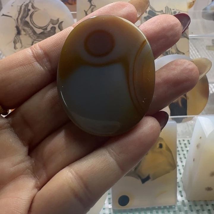 玛瑙/玉髓未镶嵌项链