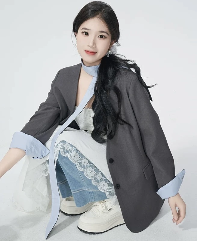 新疆包邮“飘带绅装”25005#衣长68