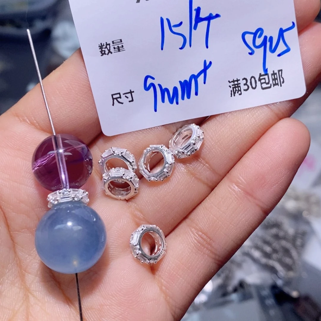 水晶手链银S925镶嵌XX367