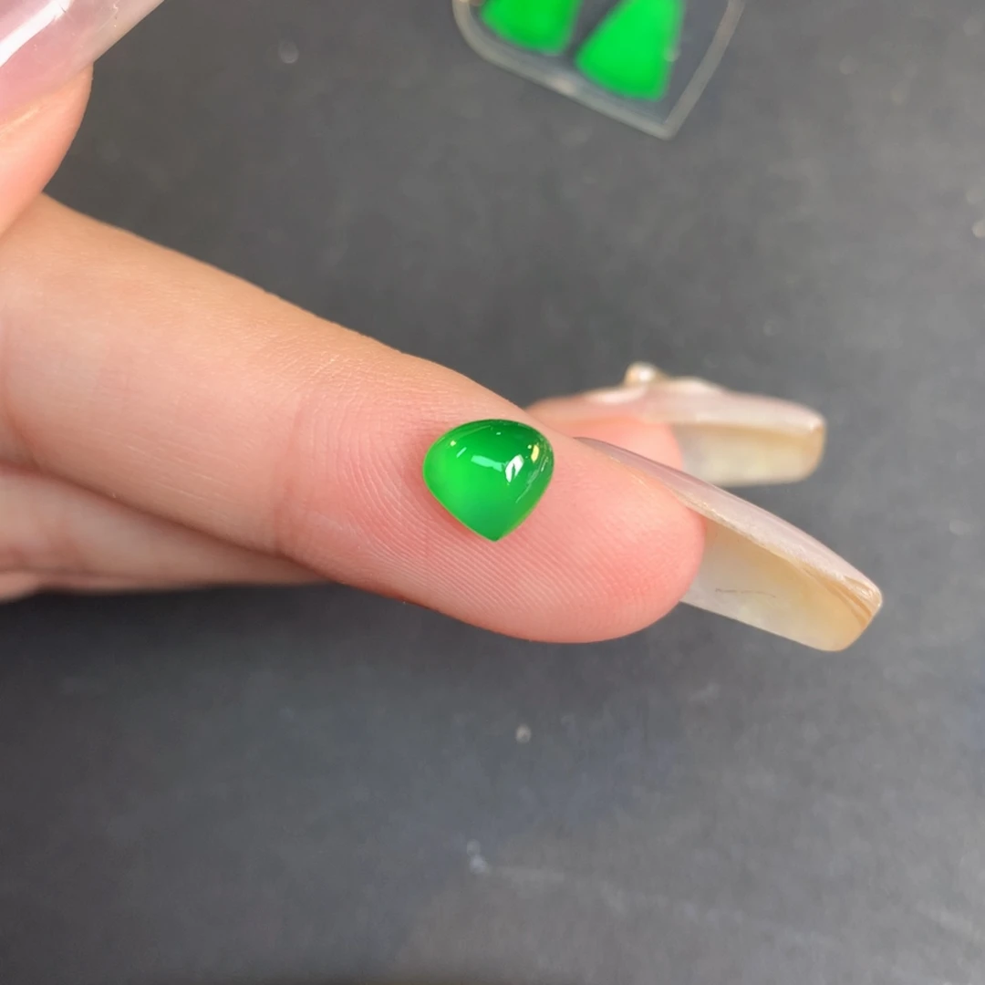 翡翠裸石翡翠翡翠6.29-6.74-3.25