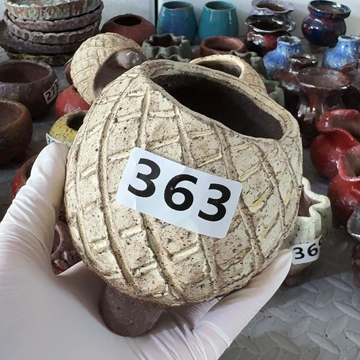 内口5.5高9粗陶手工制作