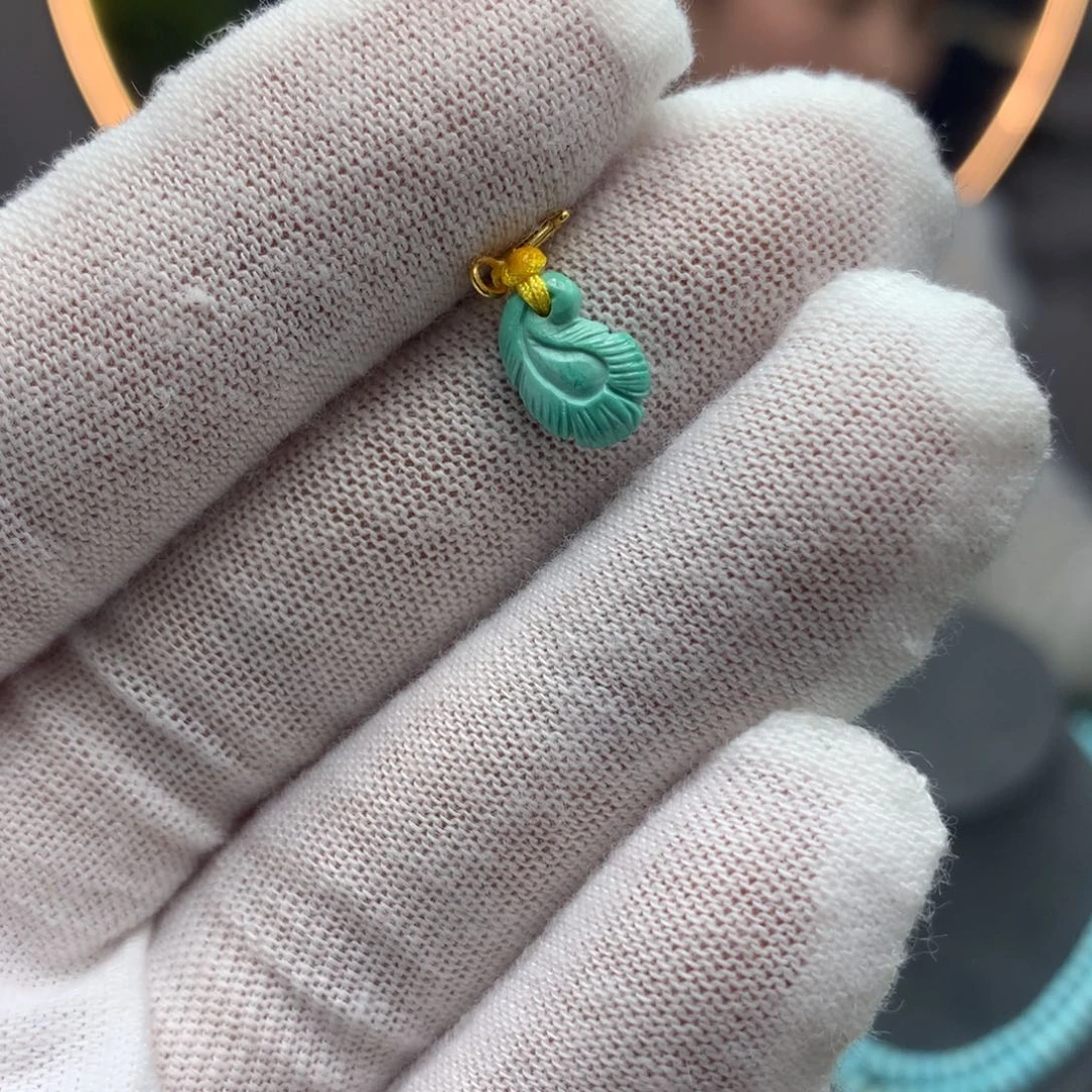 绿松石挂件未镶嵌