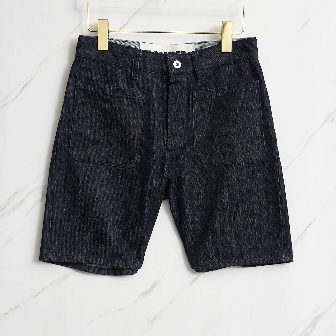 全新未使用/Jil sander女士水洗牛仔短裤/JSGP00344