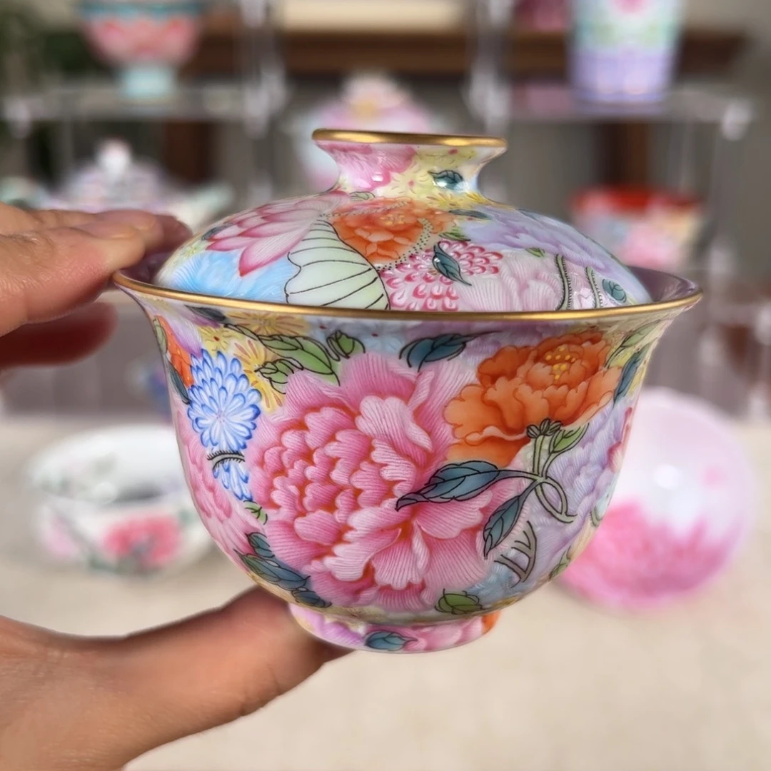 纯手工手绘 高端茶器