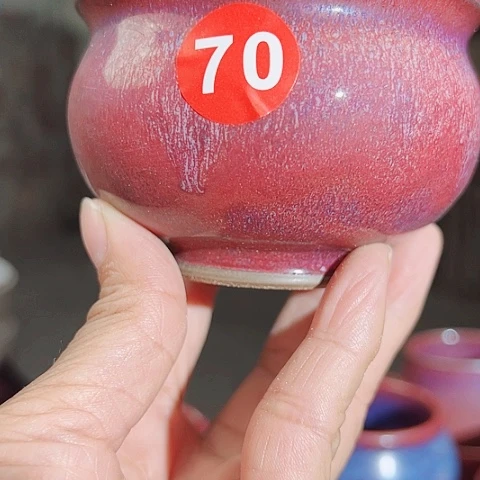 杯原矿釉手工制作钧瓷