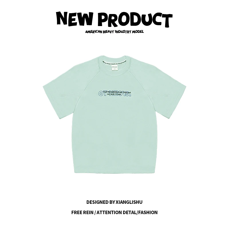 男童潮牌短袖T恤纯棉夏季2025年新款拼接宽松帅气凉感儿童上衣服